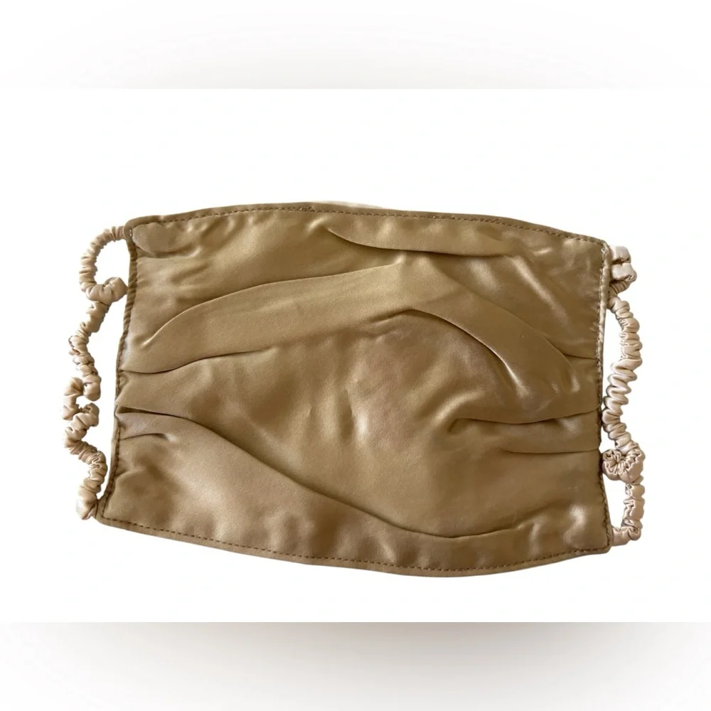 Elegant Silk Cherry Blossom Embroidered Face Mask